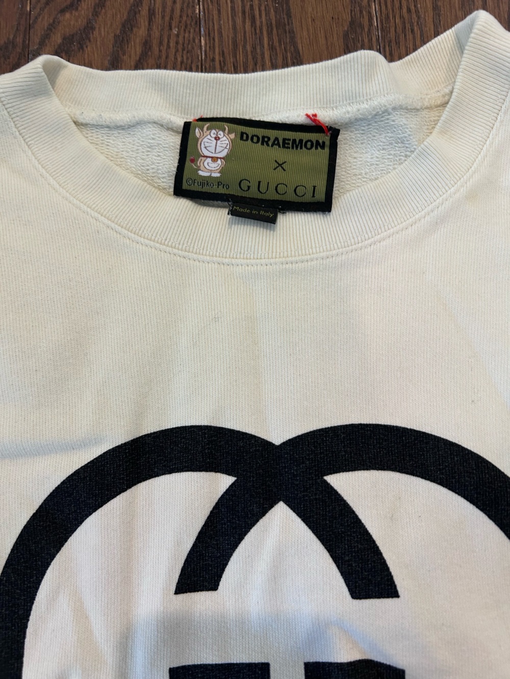 Gucci Cream Sweatshirt with Doraemon Logo - Picture 3 of 6